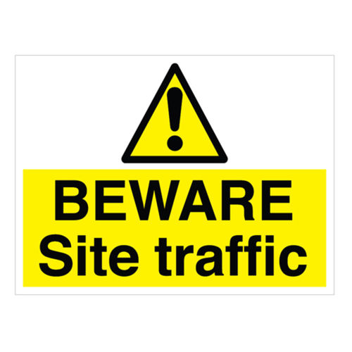 Beware Site Traffic Sign (20171V)